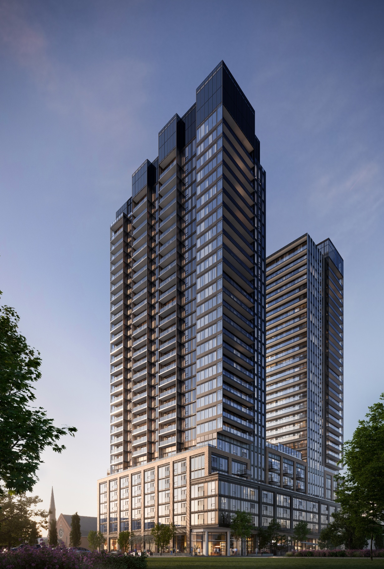 Design District Tower One — 31-storey park elevation
